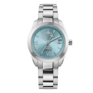 [비비안웨스트우드] 시계 여성 여자 실버 그린 블루 터키석 톤 메탈시계 VV292TQSL