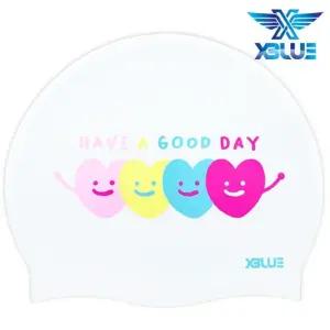 XBLUE 실리콘 수모 수영모 U156048 수영복모자 운동