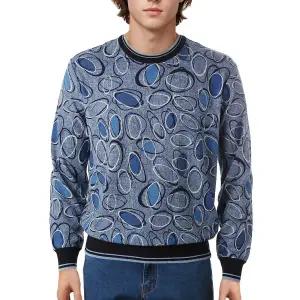 [롯데백화점]레드옥스 남성 S//S 캐주얼 간절기 긴팔 라운드니트 R251SW106-BL