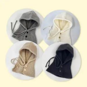 바라클라바 방한목토시 니트 후드모자 패션 자전거 넥워머 등산 여성 야외 겨울