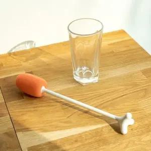 (옵션 화이트)보온병 컵 롱 브러쉬 물통 수세미 텀블러 세척 주방솔