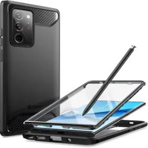 삼성 갤럭시 노트 20 울트라 케이스 [내장형 화면 보호기] 지문 인식과 호환되는 전신 견고한 커버 6.9인치