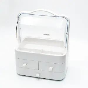 투명 메이크업 화장품 정리함 서랍 수납 케이스