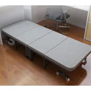 병원 원룸 1인용 접이식 보호자 간이 침대 간의 이동식간이 보조침대