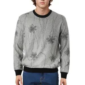 [롯데백화점]레드옥스 남성 S/S 캐주얼 간절기 긴팔 라운드니트 R251SW101-LG