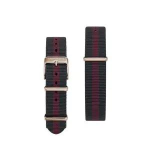 [신세계라이브쇼핑]크로마농 CNA-17BKREBK-R 나토 밴드 시계줄 스트랩 17mm