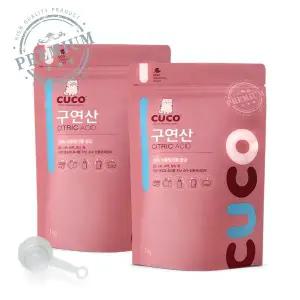 [CUCO]한내음 구연산 1kg 프리미엄 오스트리아산 X 2개 가습기 세척 물때 청소 섬유유연제