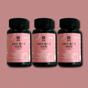 더작 저분자 콜라겐 비오틴 60정 3개