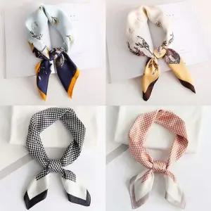 [룽스]넥 행거 여성 데일리 실크 실크스카프 스카프 10종