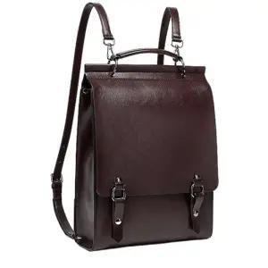 클래식디자인 가죽 비즈니스스타일 백팩 N11881 옆가방