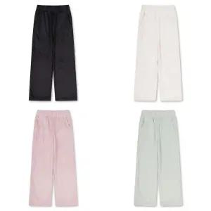 [롯데백화점]탑텐키즈 여아) 베이직 본딩골벨로아 와이드 스웨트팬츠 MKE4PT2003