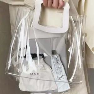 투명토트백 투명 PVC 토트백 가로 여자캐주얼백