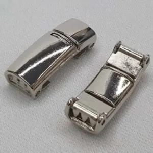 신발끈고정 자석신발끈 매듭없는 운동화 자석클립 실버