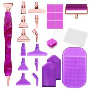 보석십자수 드로잉 도트 펜  플라스틱 컬러 스레드 헤드 드럼 드릴 DIY 십자수 도구 세트
