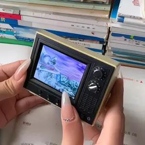 옛날티비 브라운관티비 미니 레트로 옛날 오래된 흑백 전시 소품샵 인테리어