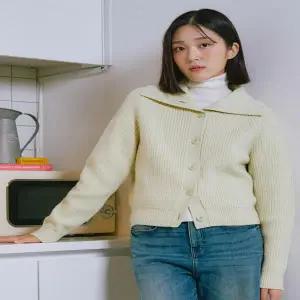 [롯데백화점]폴햄 여성 변형 카라 래글런 버튼 가디건 PHE4EC2360