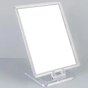 대형 거울 작은 탁상 랜덤1p 화장 손잡이 스탠드 사각 WFLPMIZ