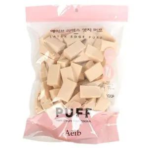 눈 코 볼 이마 화장할때 사용 라텍스 엣지 퍼프 100입 WFLQ4PT