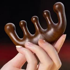 고품질 두피 마사지 빗 손풀기 괄사기 관리 도구 스트레스 해소 (WFKINMM)