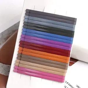 [에이치플러스몰]WL 무광 컬러 헤어핀세트