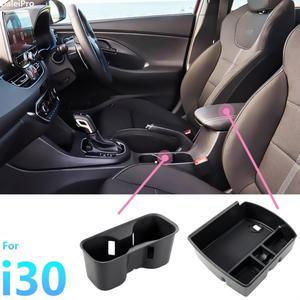 현대 i30  RHD용 센터 콘솔 정리함 트레이 팔걸이 수납함 컵홀더 박스 액세서리