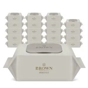 브라운 물티슈 헤리티지 아기물티슈 70매 캡형 10팩+10팩 고평량 저자극 물티슈