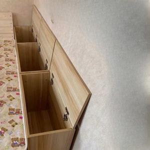 원목 틈새 선반 틈새수납장 침대옆 서랍장 보드 장식장 은 긴선반 침대 얇은 위로