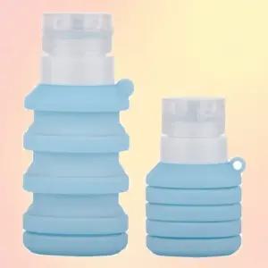 접이식 실리콘 공병 샴푸 로션 소분용기 휴대 세척 (WFKKUI2)