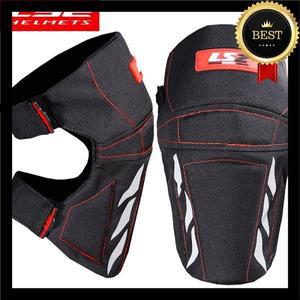 LS2 두꺼운 미끄럼 방지 모토크로스 무릎 및 정강이 보호대 (MTB 사이클링 오토바이 라이딩 안전용) CE 장