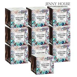 제니하우스 시즌3  오리진 헤어 컬러 염색약X10개 (모카브라운)