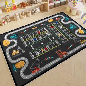 카펫 교통 카페트 러그 매트 놀이 바닥 인테리어 주차장 주차선