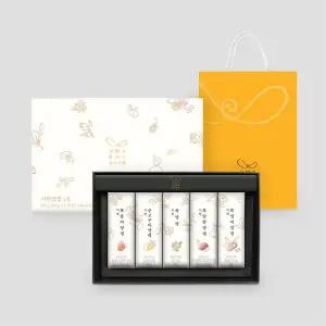 [신세계라이브쇼핑][1+1] 지현양갱 선물세트 1호(45gx5개입) + 쇼핑백