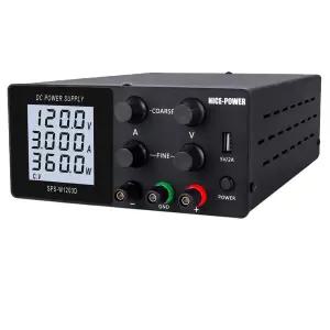 NICE-POWER SPS-W1203D 120V 3A 산업용 조절식 DC 안정화 실험실 전원 공급 장치 가전제품 수리 LED 라이트