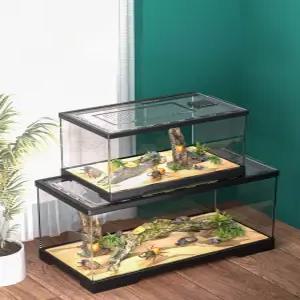 사육장 어항 도둑게 키우기 풀세트 구성 반려게 사육