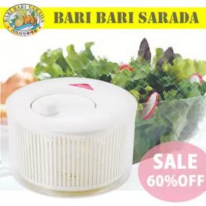 대- 재입고일본 야채 탈수기플라스틱 가정용 수동 채소 주방 부엌 원형