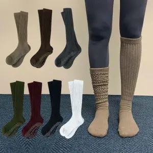 골지요가니삭스 논슬립 양말 주름 운동 반스타킹 무지 패션니삭스