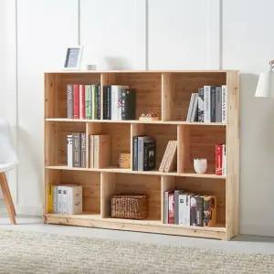 리젠플러스 라보나 1500 삼나무원목 3단 책장