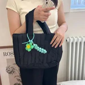 [라일리] Rly 5컬러 퀼팅 패턴 경량가방 나일론 토트백 쇼퍼백