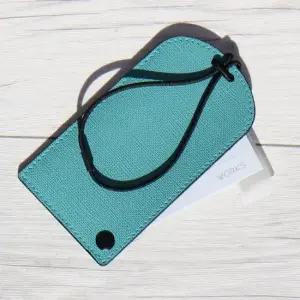 이노웍스네임텍 웍스 가방 캐리어 골프백 가죽 이름표 네임택-민트 분실방지네임텍