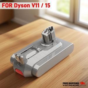 다이슨 V15 V11 배터리 팩 클릭인 교체용 고용량 고속 충전 970938-01 970425-01 SV22 SV47 모델