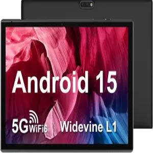 ZZB 10인치 태블릿 안드로이드 15 PC 10.1인치 DDR4 8GB RAM 32GB ROM 2MP+8MP 듀얼 카메라 5G WiFi-6 BT