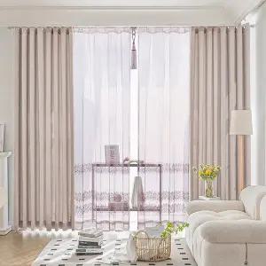 지나송 비엔느 암막커튼+코디커튼+커튼봉 슈퍼특대형