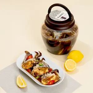 지역의맛 유명근 명인 서산 간월도 국내산 절단 암꽃게장 2kg x 2통