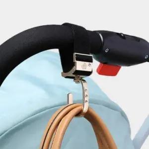 유모차 후크 멀티 걸이 가방 장바구니 찍찍이 메탈 WFJ2U6S