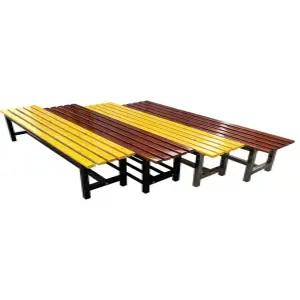 조경 벤치 원목 공원 정원 야외 등받이 2m 부식방지 방부목 좌석