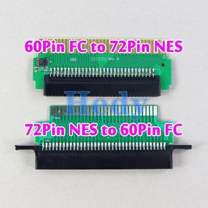 Famicom FC 60 핀 용 1PC NES 72 어댑터 변환기 PCB (IC 칩 설치 게임 카드 보드 ~ 핀)