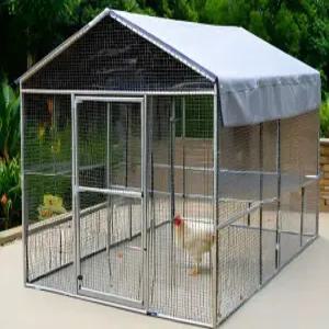 야외 닭장 조립식 양계장 케이지 조류 토끼장 하우스 새장 가정용 사육장 망 대형 원목