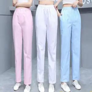 간호사 바지 워크팬츠 봄가을 팬츠 병원 병원용 밴딩