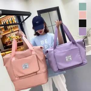 남여공용 파우치 대용량 보스턴백 여행가방 접어보관 트레블 여행용보스턴 여성서류가방