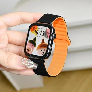 화웨이 워치핏 4 프로/핏 4/핏 3 스트랩 실리콘 팔찌 손목밴드 스포츠 워치밴드 마그네틱 루프 (Fit3 Fit4